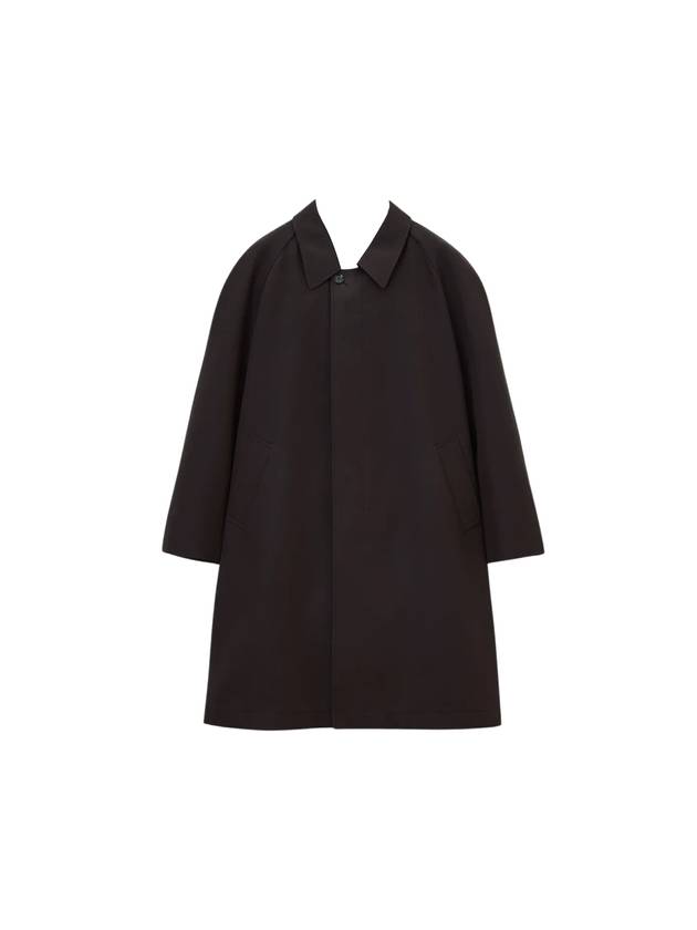 Button Car Coat Single Coat Brown - LEMAIRE - BALAAN 2