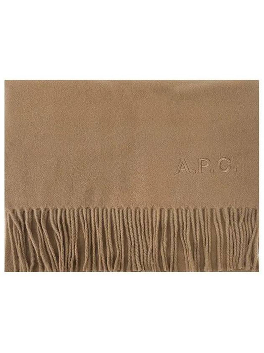 Ambroise Embroidered Muffler Camel - A.P.C. - BALAAN 2