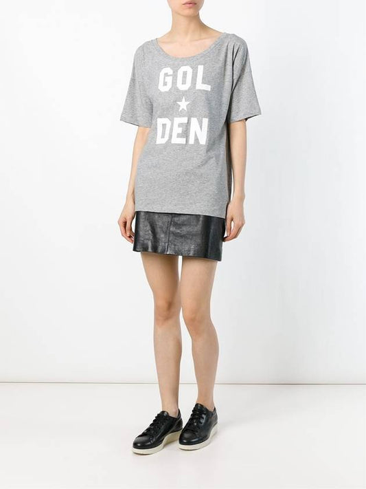 Lauren round neck tshirt gray G28WP860 A3 - GOLDEN GOOSE - BALAAN 2