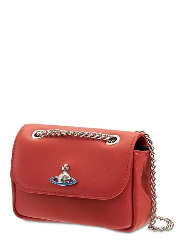 EMMA Emma of Logo Soft Leather Shoulder Bag Red - VIVIENNE WESTWOOD - BALAAN 2