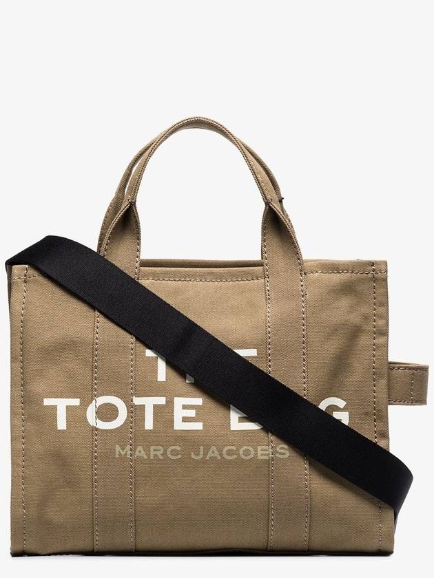 Logo Medium Canvas Tote Bag Slate Green - MARC JACOBS - BALAAN 8