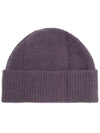 Logo Patch Knit Beanie Lilac - AMI - BALAAN 3