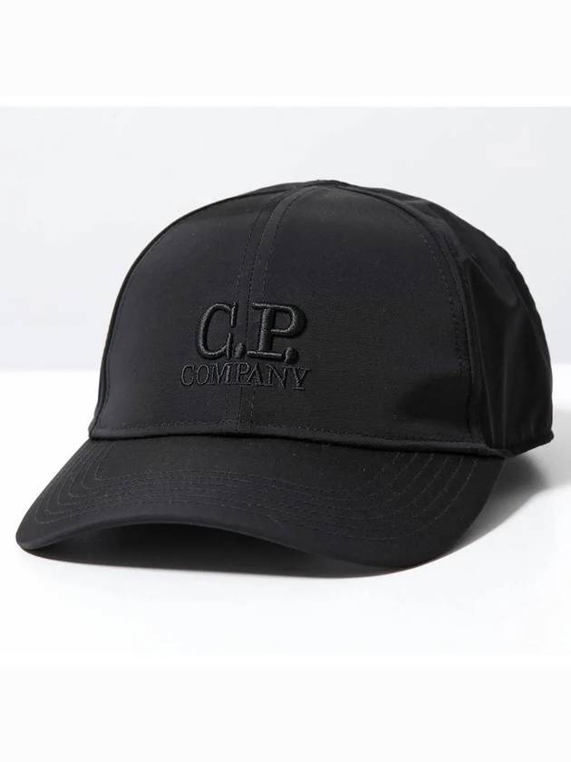 Chrome R Embroidery Logo Ball Cap Black - CP COMPANY - BALAAN 2