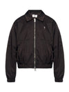 De Coeur Logo Zip-up Jacket Night Black - AMI - BALAAN 2