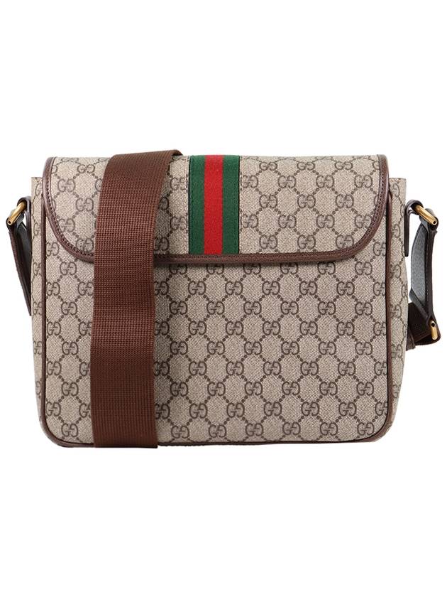 GG Supreme Web Band Messenger Bag Beige - GUCCI - BALAAN 3