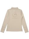 Performance Long Sleeve T Shirt BEIGE WOMAN - MALBON GOLF - BALAAN 2