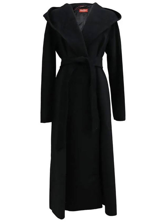 Bdanton Virgin Wool Single Coat Black - MAX MARA - BALAAN 2