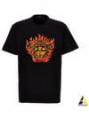 Medusa Printed Crewneck Short Sleeve T-Shirt Black - VERSACE - BALAAN 2