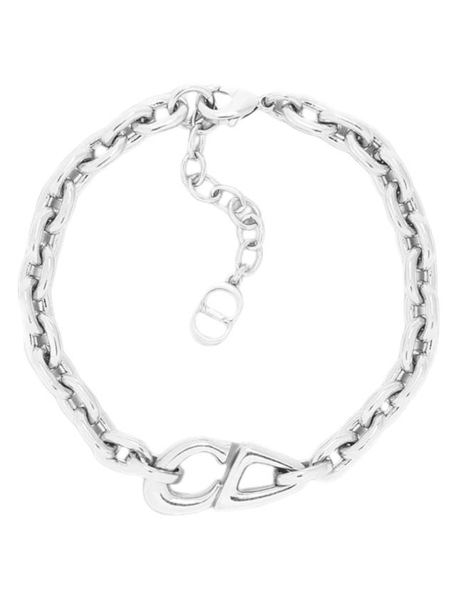 CD30 Chain Link Bracelet Silver - DIOR - BALAAN 1