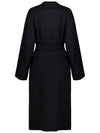 24SS CLES Belted Wool Coat Black 2416011111 007 - MAX MARA - BALAAN 3