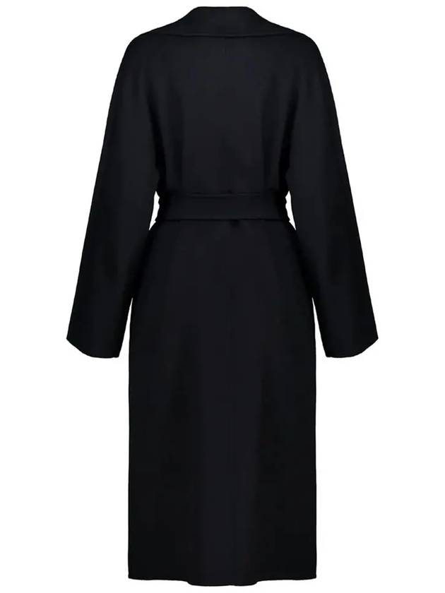 24SS CLES Belted Wool Coat Black 2416011111 007 - MAX MARA - BALAAN 3