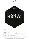 Yohji Logo Cotton Hoodie Black - Y-3 - BALAAN 3