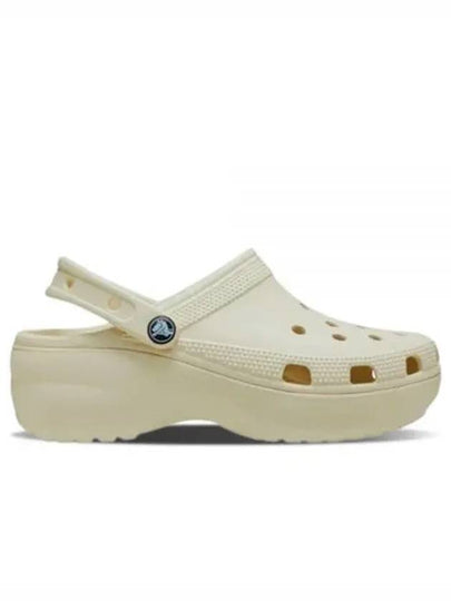 Classic Platform Clog Sandals Beige - CROCS - BALAAN 2