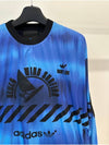 Crew Windbreaker Top HD4808 Blue MENS UK M JP XL - ADIDAS - BALAAN 2