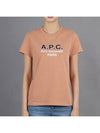 Logo Short Sleeve T-Shirt Brown - A.P.C. - BALAAN 2