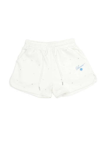 Eva glitter shorts white - VIBEREEN - BALAAN 1