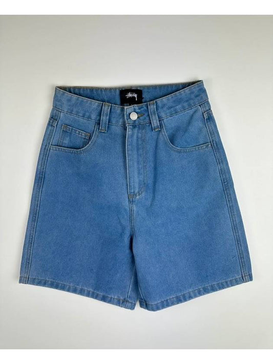 Denim Shorts Mid Blue - STUSSY - BALAAN 2