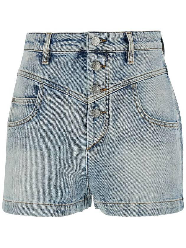 Short Pants SH0093FAB1H02E30LU BLUE - ISABEL MARANT ETOILE - BALAAN 2