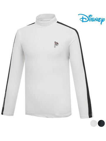 color combination sleeve line high neck half neck t-shirt DO1MTS008 - DISNEY GOLF - BALAAN 1