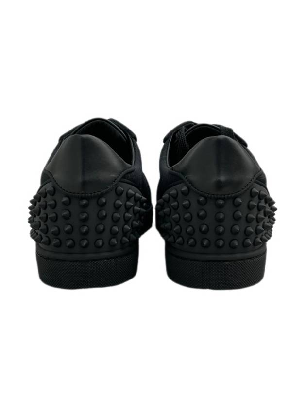 Spike Low Top Sneakers Black - CHRISTIAN LOUBOUTIN - BALAAN 4