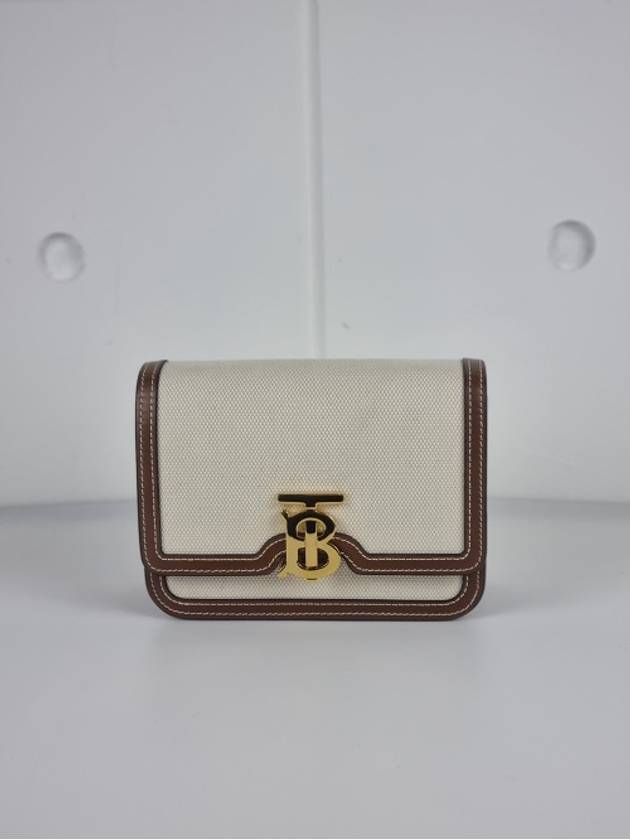 Direx two tone TB logo canvas cross bag mini shoulder - BURBERRY - BALAAN 2