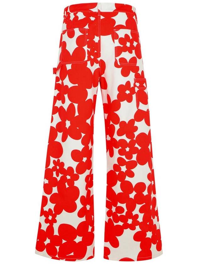 Marni Red Cotton Jeans - MARNI - BALAAN 3