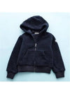 Moncler Baby Hooded Fleece Jacket Navy - MONCLER - BALAAN 1