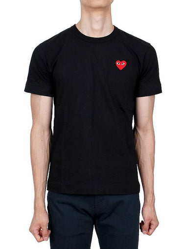 Red Waffen Short Sleeve T Shirt P1T108 AZ T108 051 1 - COMME DES GARCONS - BALAAN 1