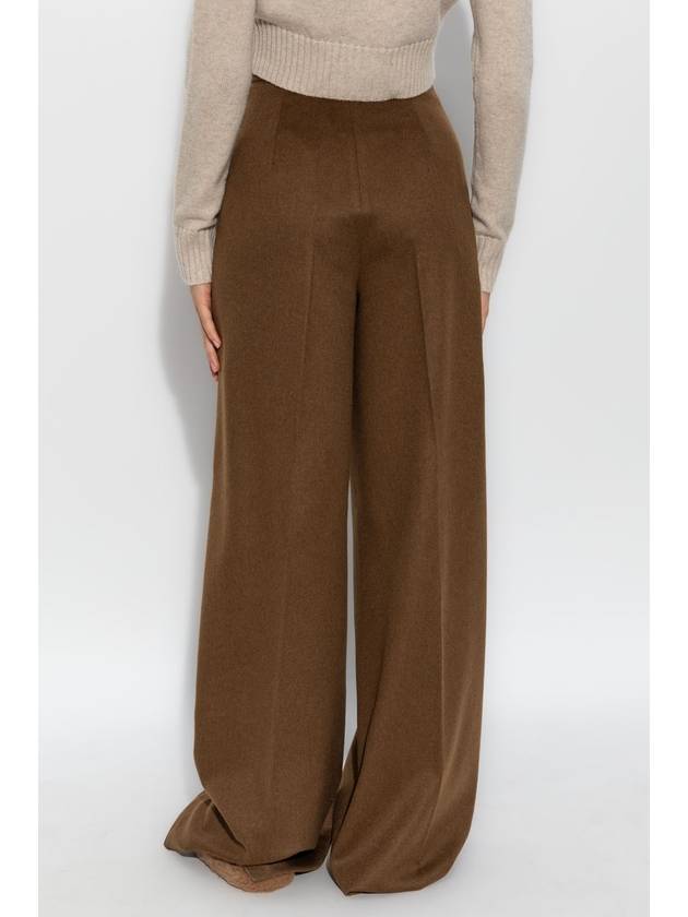 Max Mara Wool Trousers Axe, Women's, Brown - MAX MARA - BALAAN 4