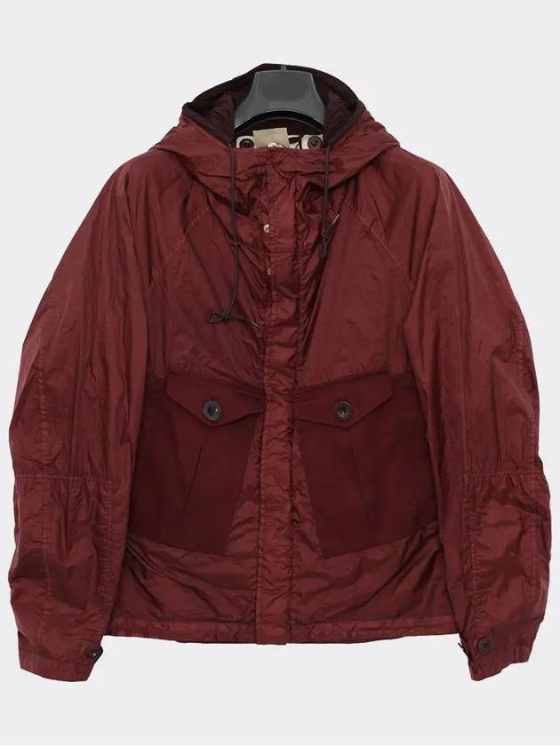 Tempest Combo Anorak Hooded Jacket Red - TEN C - BALAAN 4