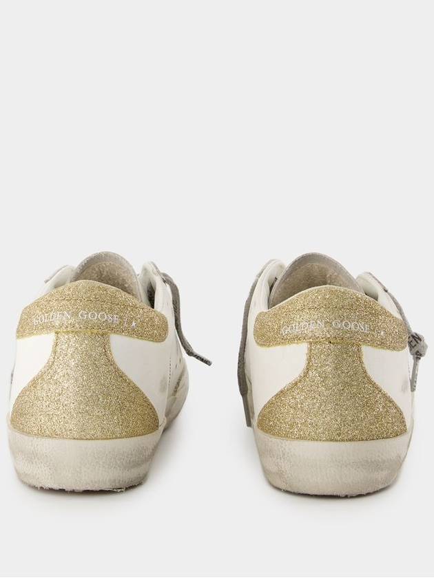 Super Star Sneakers - Golden Goose Deluxe Brand - Leather - White - GOLDEN GOOSE - BALAAN 3