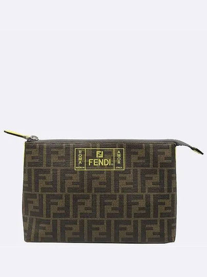 7N0102 Logo M Clutch Pouch Bag - FENDI - BALAAN 2