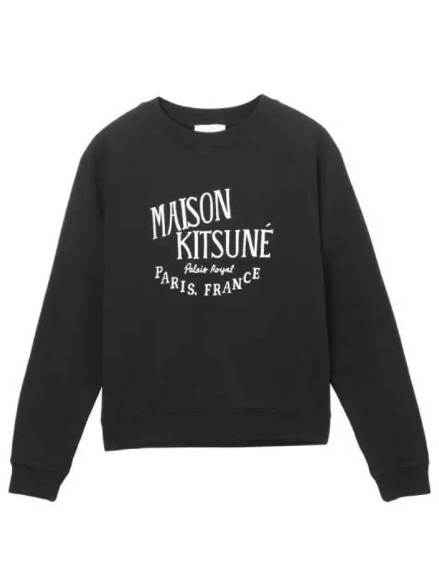 Women's Paris Royal Cotton Sweatshirt Black - MAISON KITSUNE - BALAAN 2