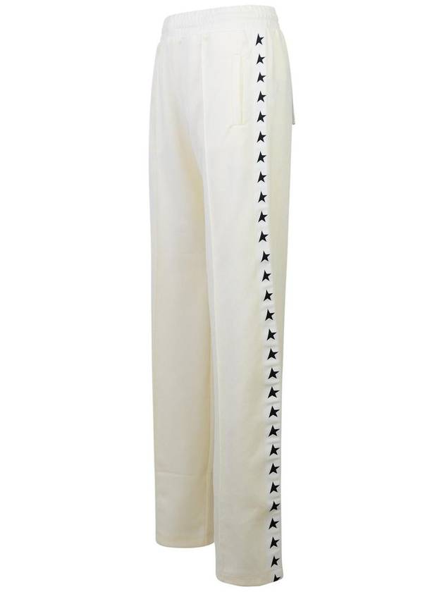 Side Star Logo Track Pants White - GOLDEN GOOSE - BALAAN 3