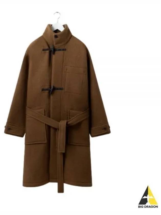 Bathrobe Duffel Coat Olive Brown - LEMAIRE - BALAAN 2