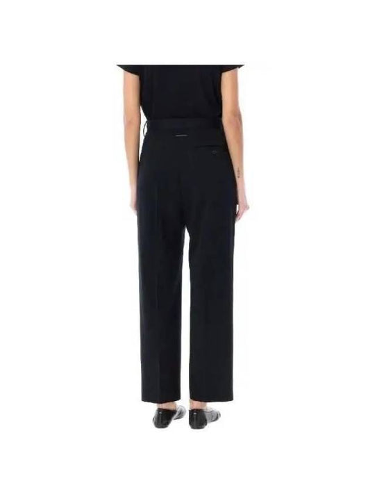 MM6 Maison Margiela backstitch detail pleated pants 24PS52KA0493S47848900 - MAISON MARGIELA - BALAAN 2