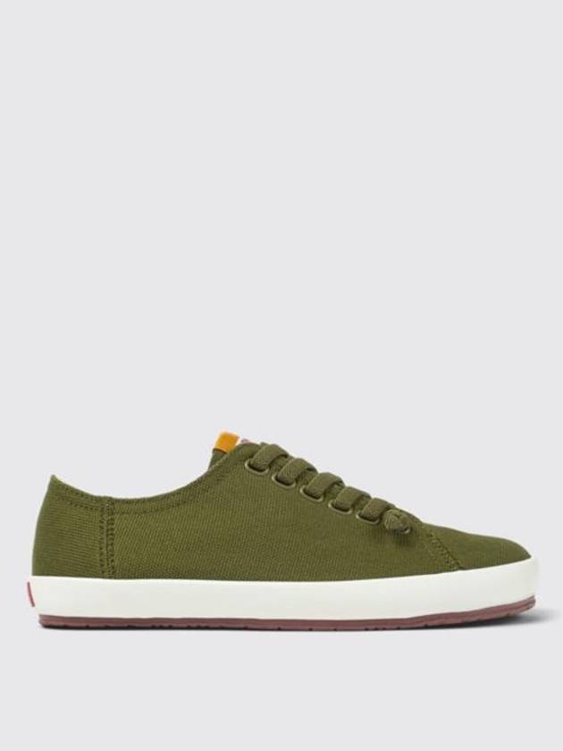 Peu Rambla Textile Low Top Sneakers Olive - CAMPER - BALAAN 1