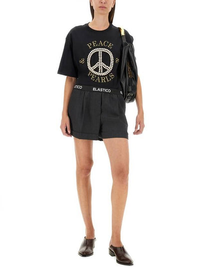 T-SHIRT WITH LOGO - MOSCHINO - BALAAN 2