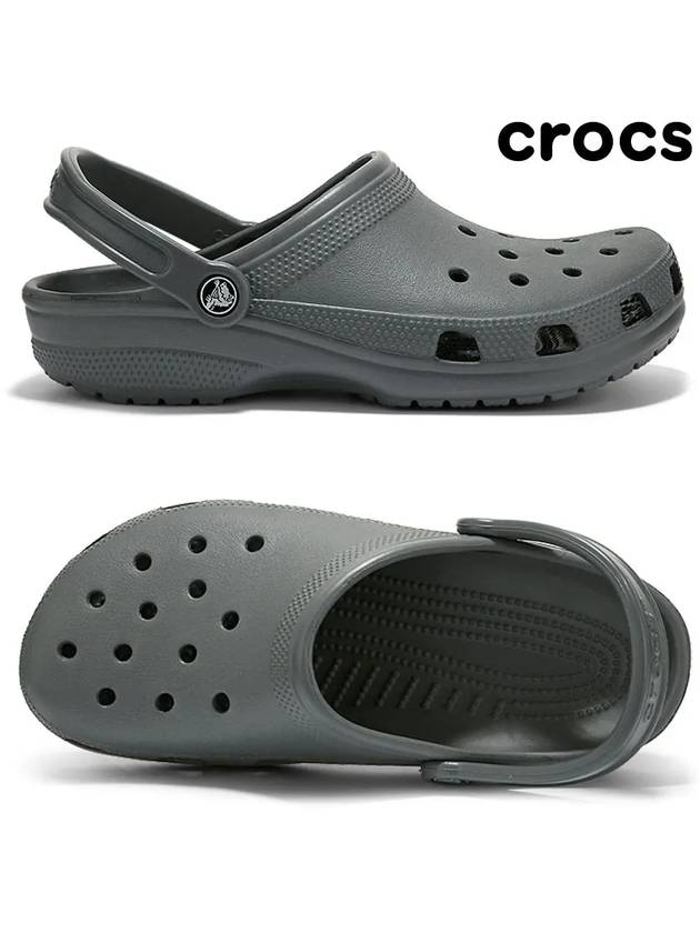 Classic Clog Gray Slate Gray 10001 0DA - CROCS - BALAAN 1