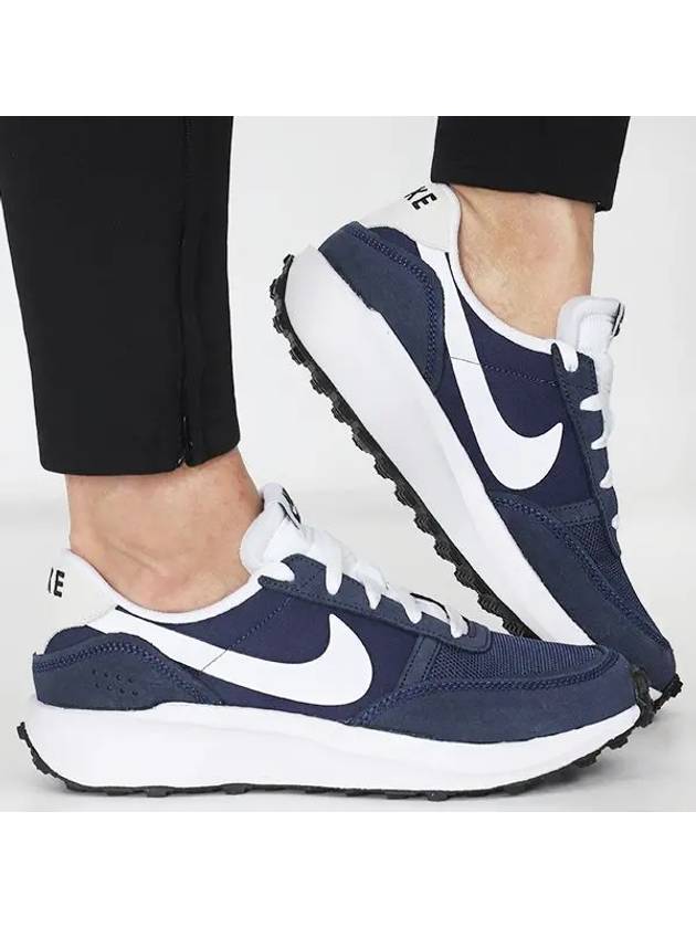 Waffle Nav Low Top Sneakers Navy - NIKE - BALAAN 2