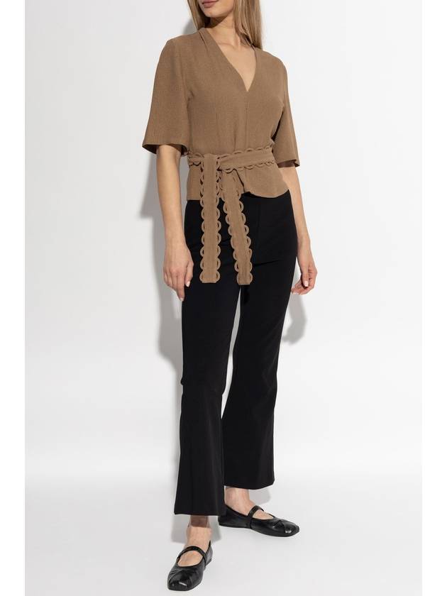 By Malene Birger Top Ullas, Women's, Brown - BY MALENE BIRGER - BALAAN 2