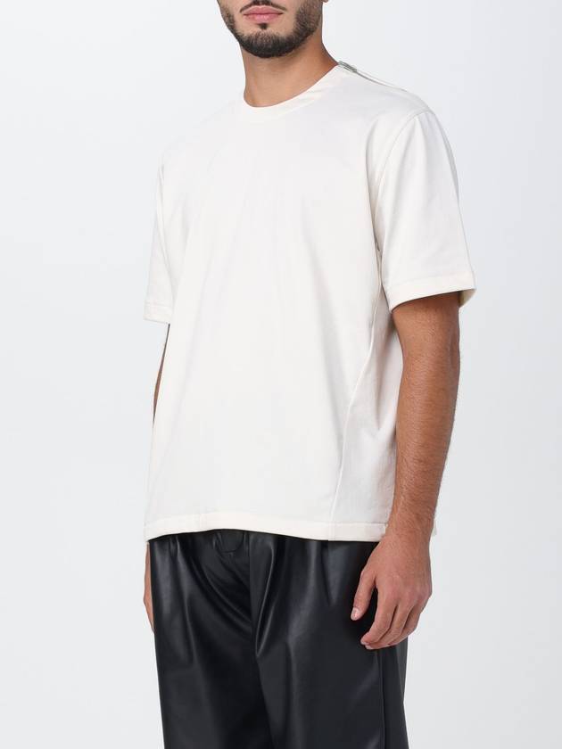 T-shirt Jil Sander in nylon con dettaglio zip - JIL SANDER - BALAAN 4