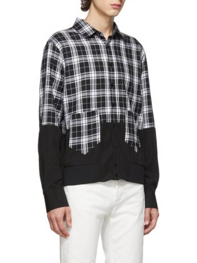 Black check Blouse - NEIL BARRETT - BALAAN 7