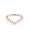 Sparkling Wishbone Ring Rose Gold - PANDORA - BALAAN 2