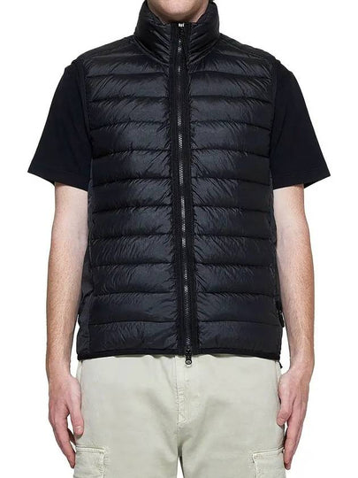 Loom Woven Chambers Recycled Nylon Down TC Vest Black - STONE ISLAND - BALAAN 2