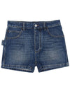 Washed Medium Denim Shorts Mid Blue - BOTTEGA VENETA - BALAAN 10