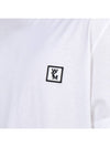 Men's Back Logo Cotton Short Sleeve T-Shirt White - WOOYOUNGMI - BALAAN 7