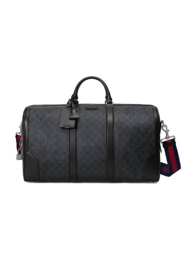 GG Carry-On Duffel Bag Black Grey - GUCCI - BALAAN 1