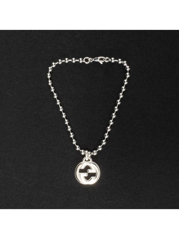 Interlocking G Pendant Bracelet YBA479226001 Silver - GUCCI - BALAAN 6