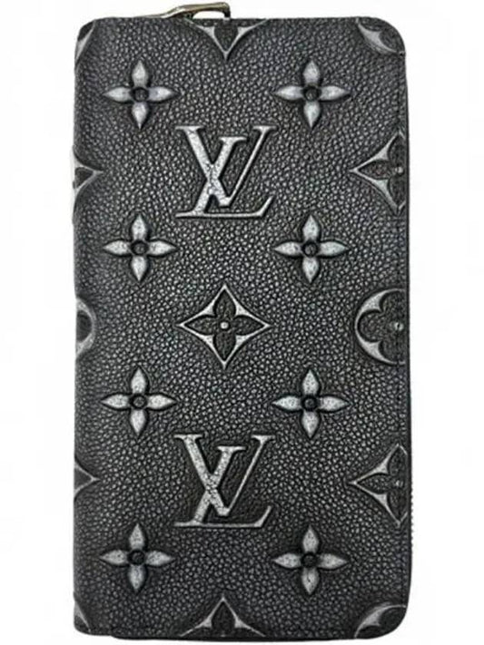 M81775 Zippy Vertical Wallet Charcoal TEO 270086 - LOUIS VUITTON - BALAAN 1